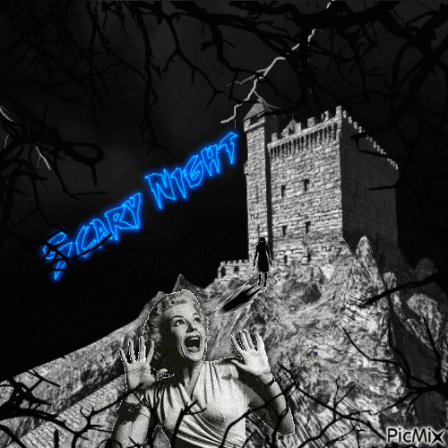 Scary Night - 無料のアニメーション GIF