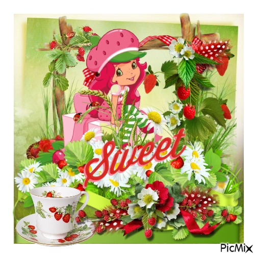 Charlotte aux fraises - png ฟรี