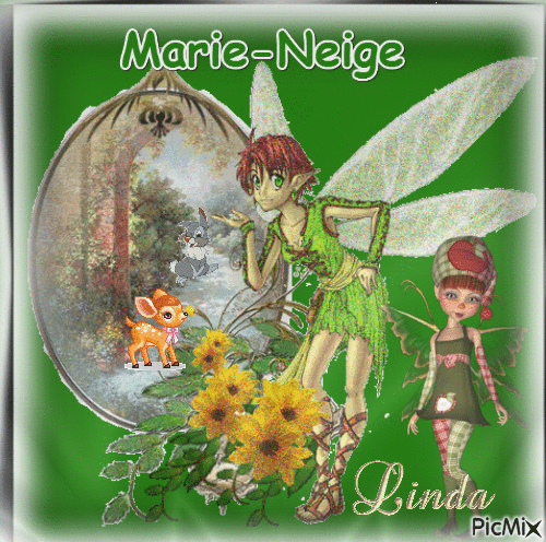 Marie-Neige pour toi ♥♥♥ - Бесплатный анимированный гифка