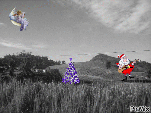 Seresta do Noel - GIF animate gratis