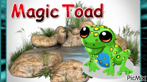 Magic Toad - Animovaný GIF zadarmo