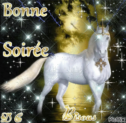 Bonne Soirée - Бесплатный анимированный гифка