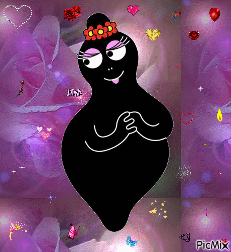 Giff Barbapapa Barbamama créé par moi - Ingyenes animált GIF