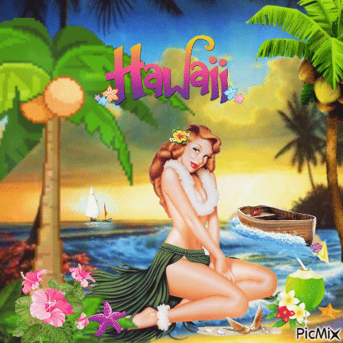 ☆☆ HAWAII ☆☆ - Bezmaksas animēts GIF