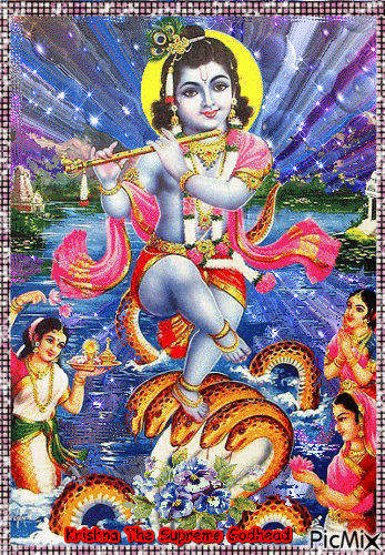 Jai Shri Krishna - Безплатен анимиран GIF