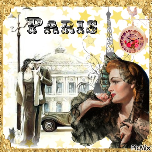 Paris Vintage - 免费PNG