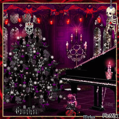 gothic christmas - Darmowy animowany GIF