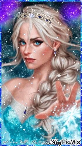 La Reine des neiges - Gratis animerad GIF