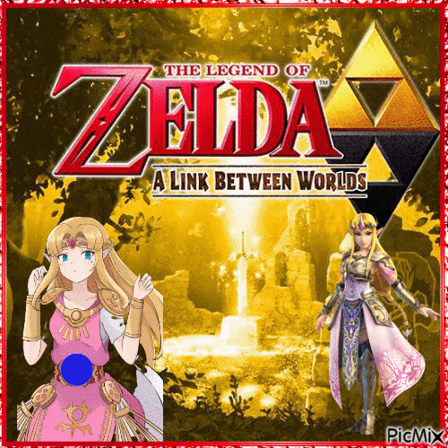 The Legend of Zelda: A Link Between Worlds - Бесплатный анимированный гифка
