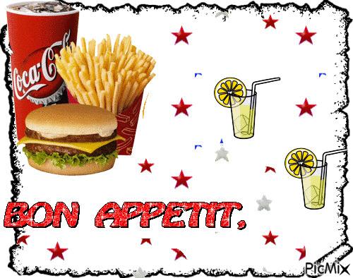 Bon appetit - GIF animate gratis