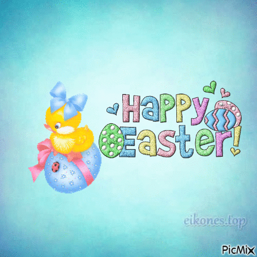 Happy Easter.! - GIF animado grátis
