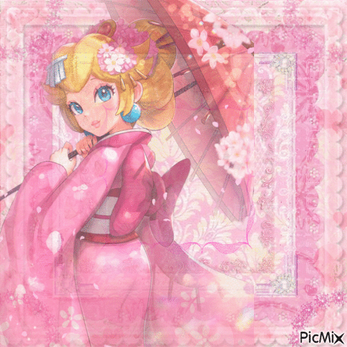 Princess Peach - Besplatni animirani GIF