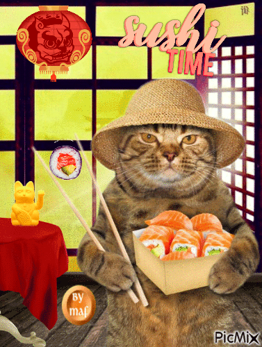 Sushi Time - Gratis animerad GIF