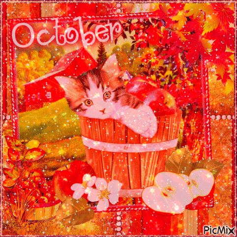 October - Δωρεάν κινούμενο GIF