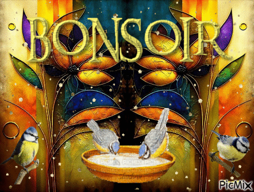 BONSOIR - Zdarma animovaný GIF