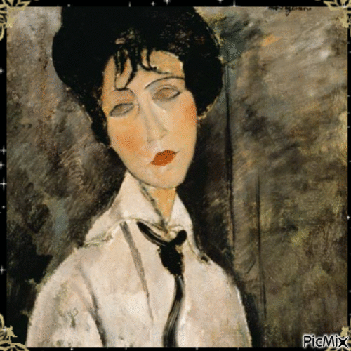 Femme - Modigliani - Darmowy animowany GIF