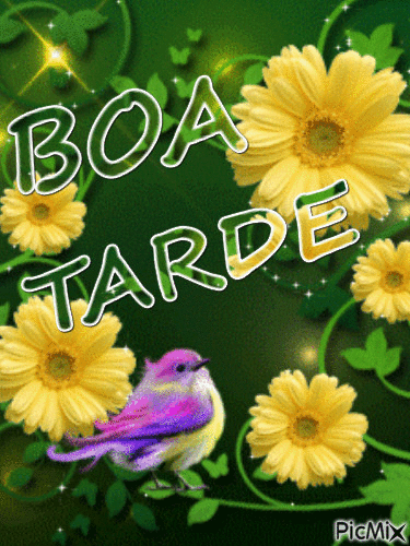 Boa Tarde - Безплатен анимиран GIF