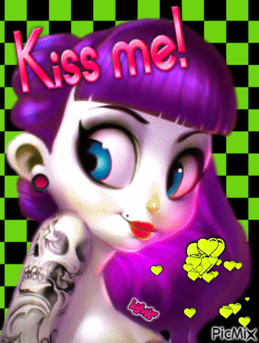 Kiss Me - GIF animado grátis