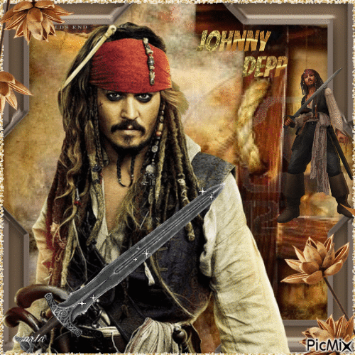Johnny Depp - Бесплатный анимированный гифка