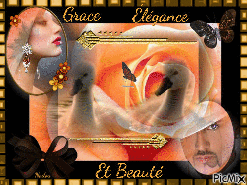Grace Elegance et Beauté - GIF animé gratuit