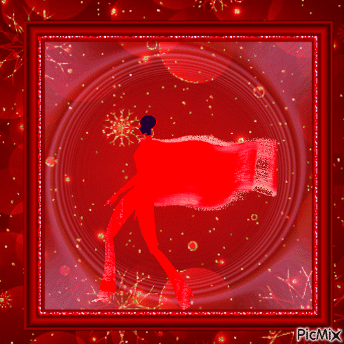 LADY IN RED - GIF animado grátis