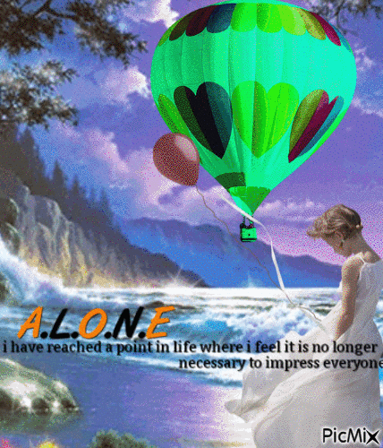 alone - Δωρεάν κινούμενο GIF