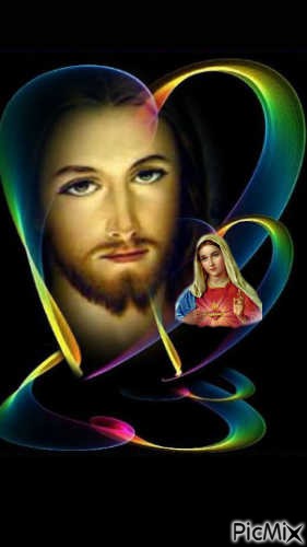 JESUS AND MARY - png gratis