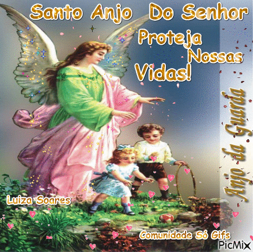 Santo Anjo - Бесплатный анимированный гифка