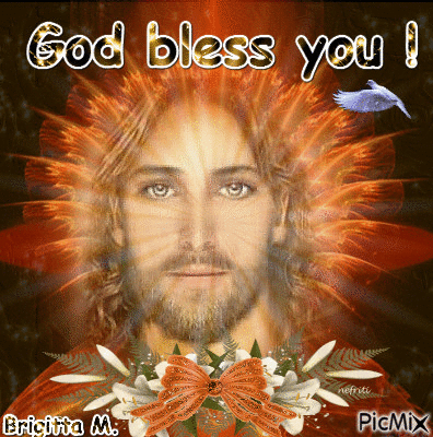God bless you - Ingyenes animált GIF
