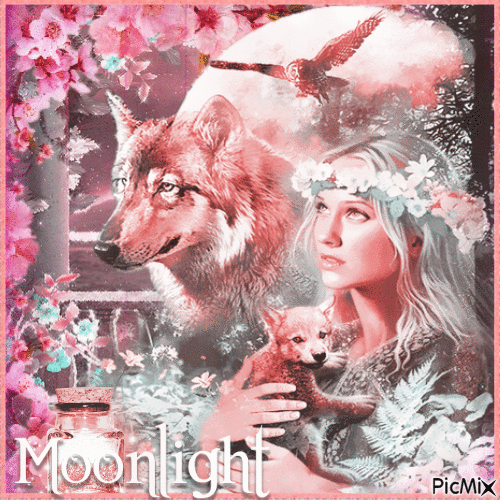Fantasy moonlight - Бесплатни анимирани ГИФ