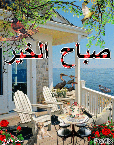 صباح الخير - Безплатен анимиран GIF