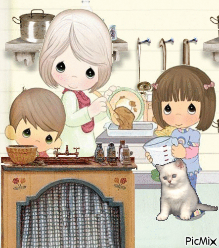 En la cocina... - 無料のアニメーション GIF