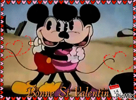 bonne saint valentin - GIF animé gratuit