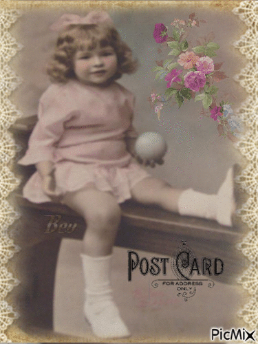 Vintage child - Δωρεάν κινούμενο GIF