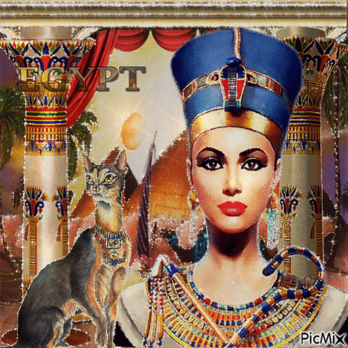 Ägyptische Schönheit - GIF animado grátis