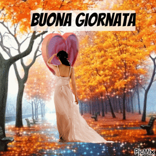 Buona Giornata Romantica - Бесплатный анимированный гифка