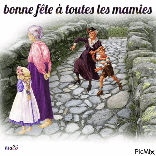 fête des mamies - Bezmaksas animēts GIF