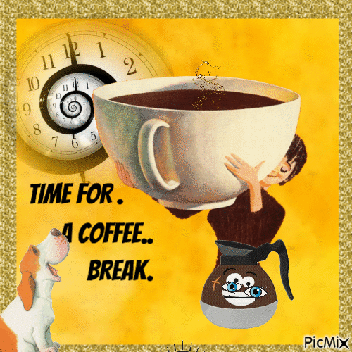 COFFEE TIME - Бесплатный анимированный гифка