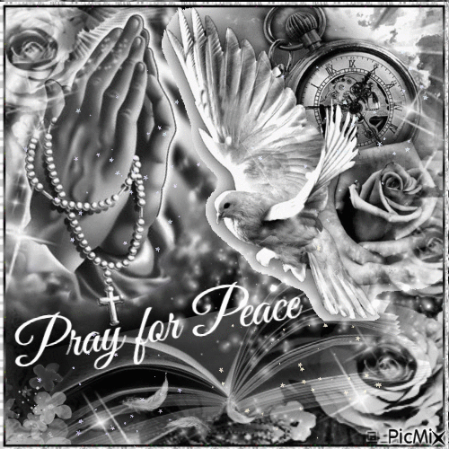 Pray for Peace - Animovaný GIF zadarmo