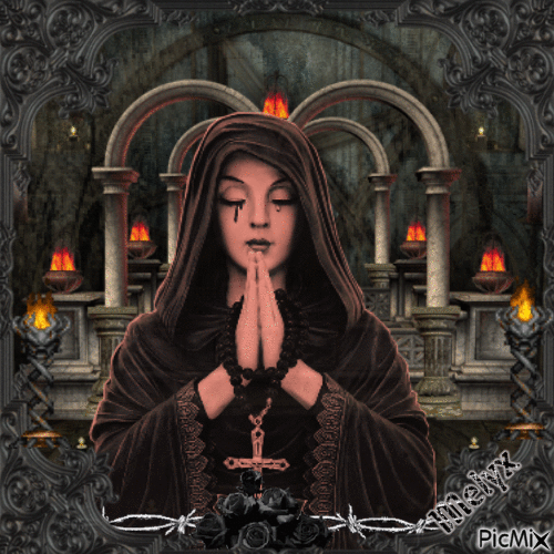 prière wiccan - Darmowy animowany GIF