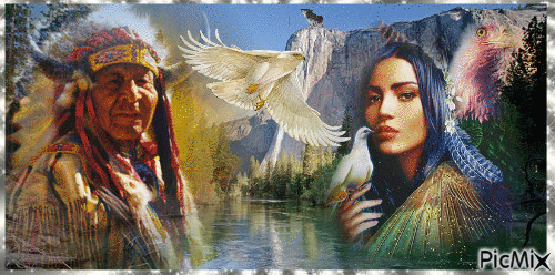 Native American #2 - Besplatni animirani GIF