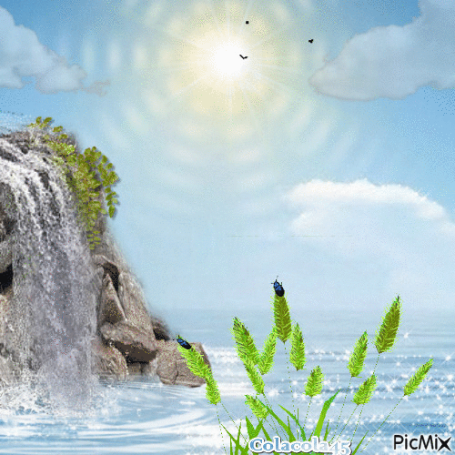 vodopád - Besplatni animirani GIF