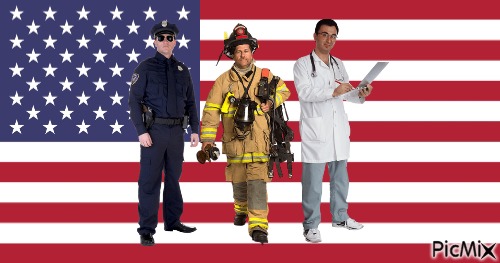 Real American heroes (my 2,435th PicMix) - gratis png