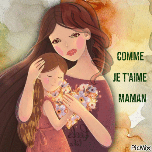 Fête des mères - Бесплатни анимирани ГИФ