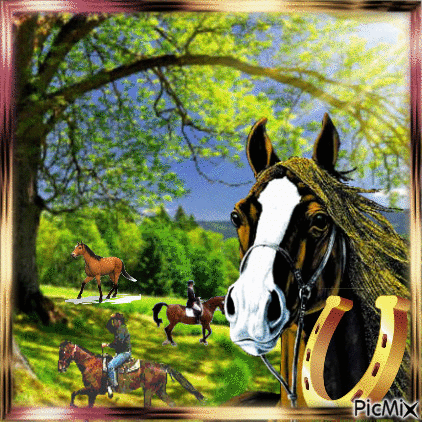 Horses - Ingyenes animált GIF