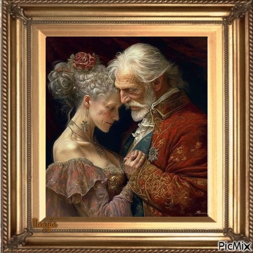 sweet  old couple - kostenlos png