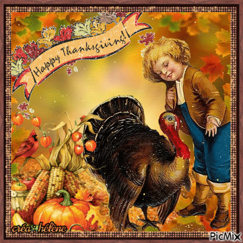 Happy Thanksgiving - Безплатен анимиран GIF