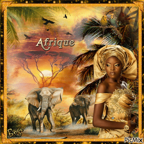 A beautiful Africa... - Безплатен анимиран GIF