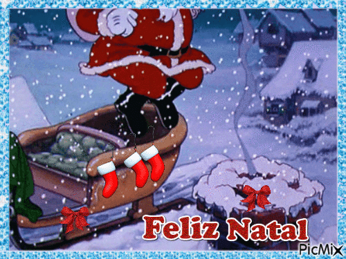Feliz Natal - Ilmainen animoitu GIF