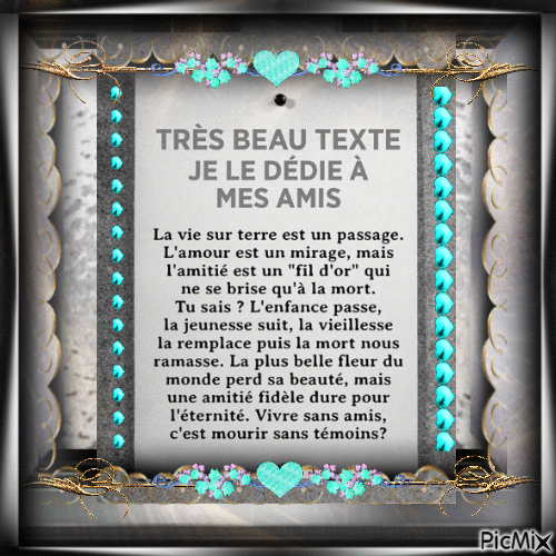Beau texte - Бесплатный анимированный гифка